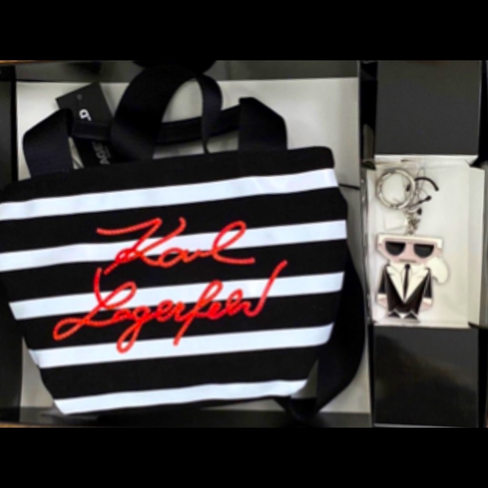 Karl Lagerfeld -Crossbody Bag & Keychain Gift Set